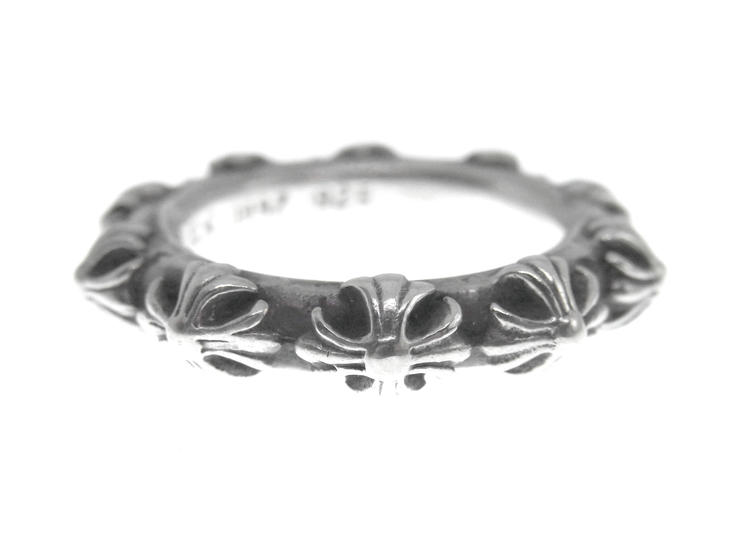 CHROME HEARTS クロムハーツ CROSS BAND CH クロス バンド シルバー リング