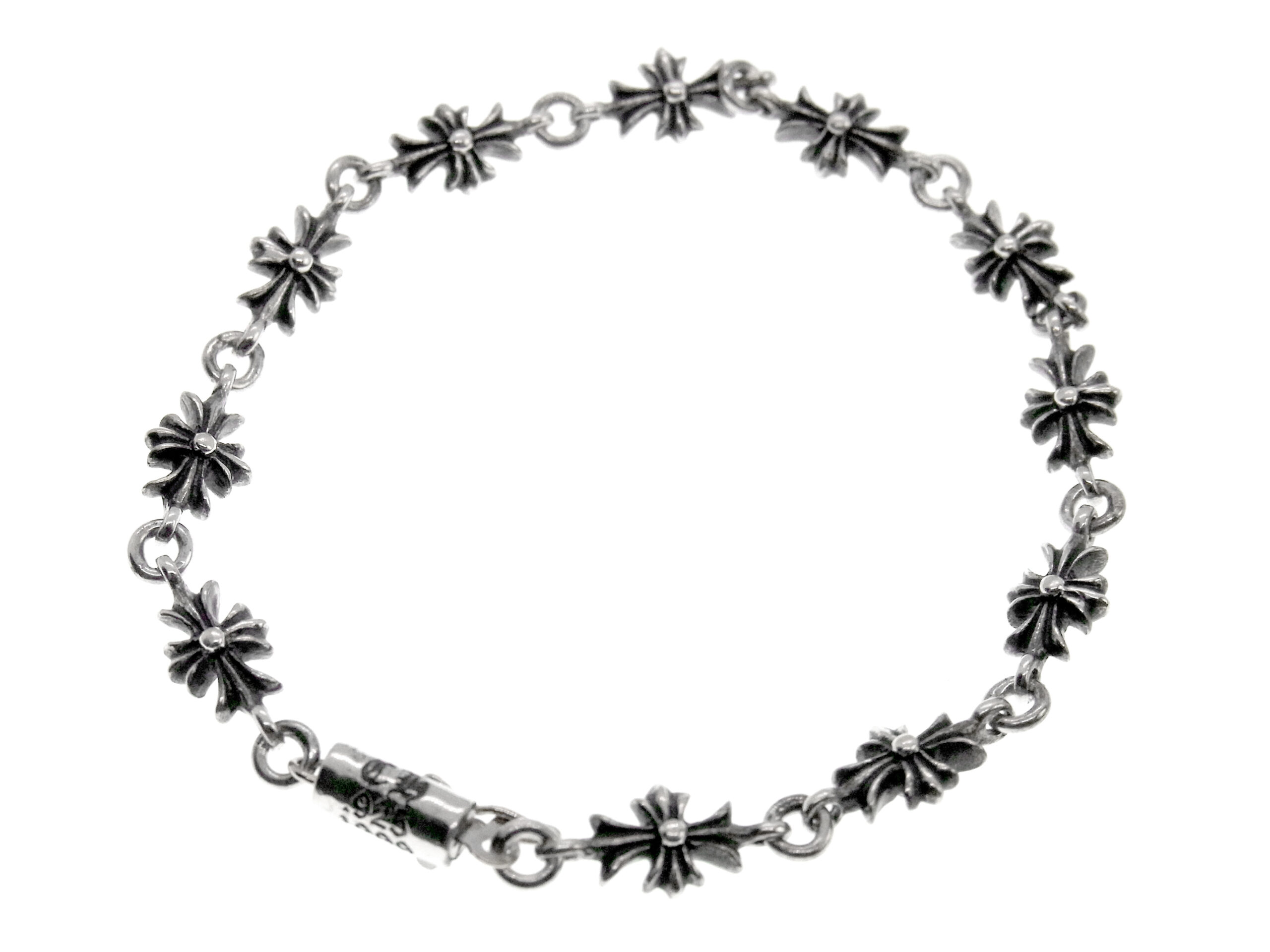 CHROME HEARTS クロムハーツ TNY E CH PLS 11LINK タイニー E プラス シルバー ブレスレット