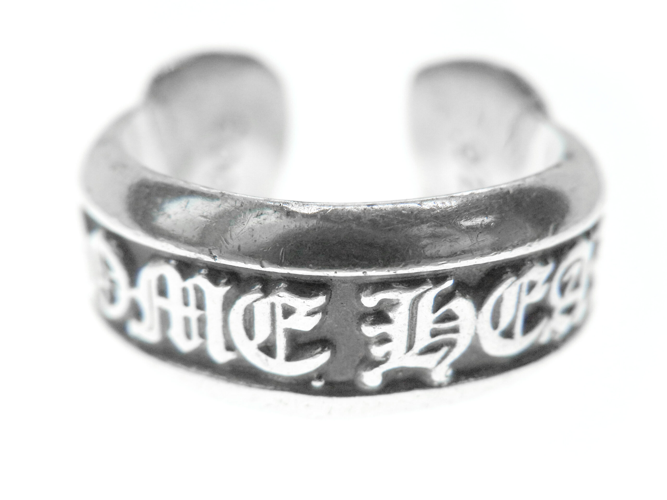 CHROME HEARTS クロムハーツ SM SCROLL LABEL スモールスクロールラベル シルバーリング