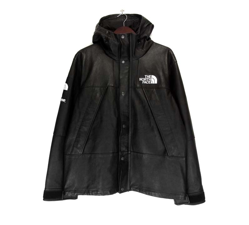 Supreme シュプリーム × THE NORTH FACE ノースフェイス 18AW Leather Mountain Parka マウンテン レザー ジャケット