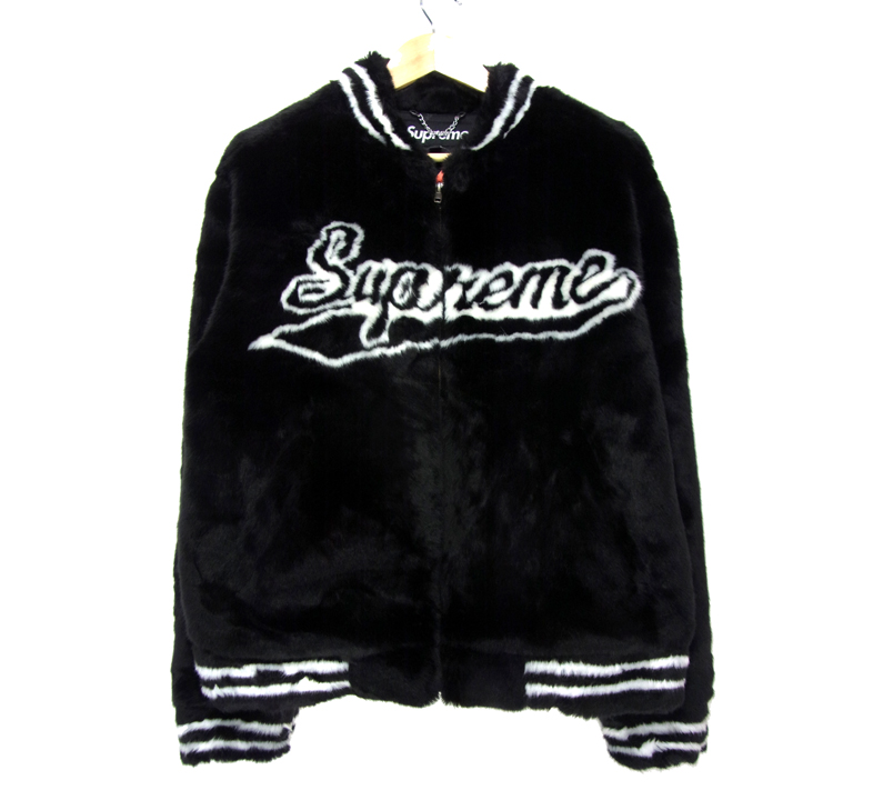 Supreme シュプリーム 20SS Faux Fur Varsity Jacket フェイク ファー バーシティ ジャケット