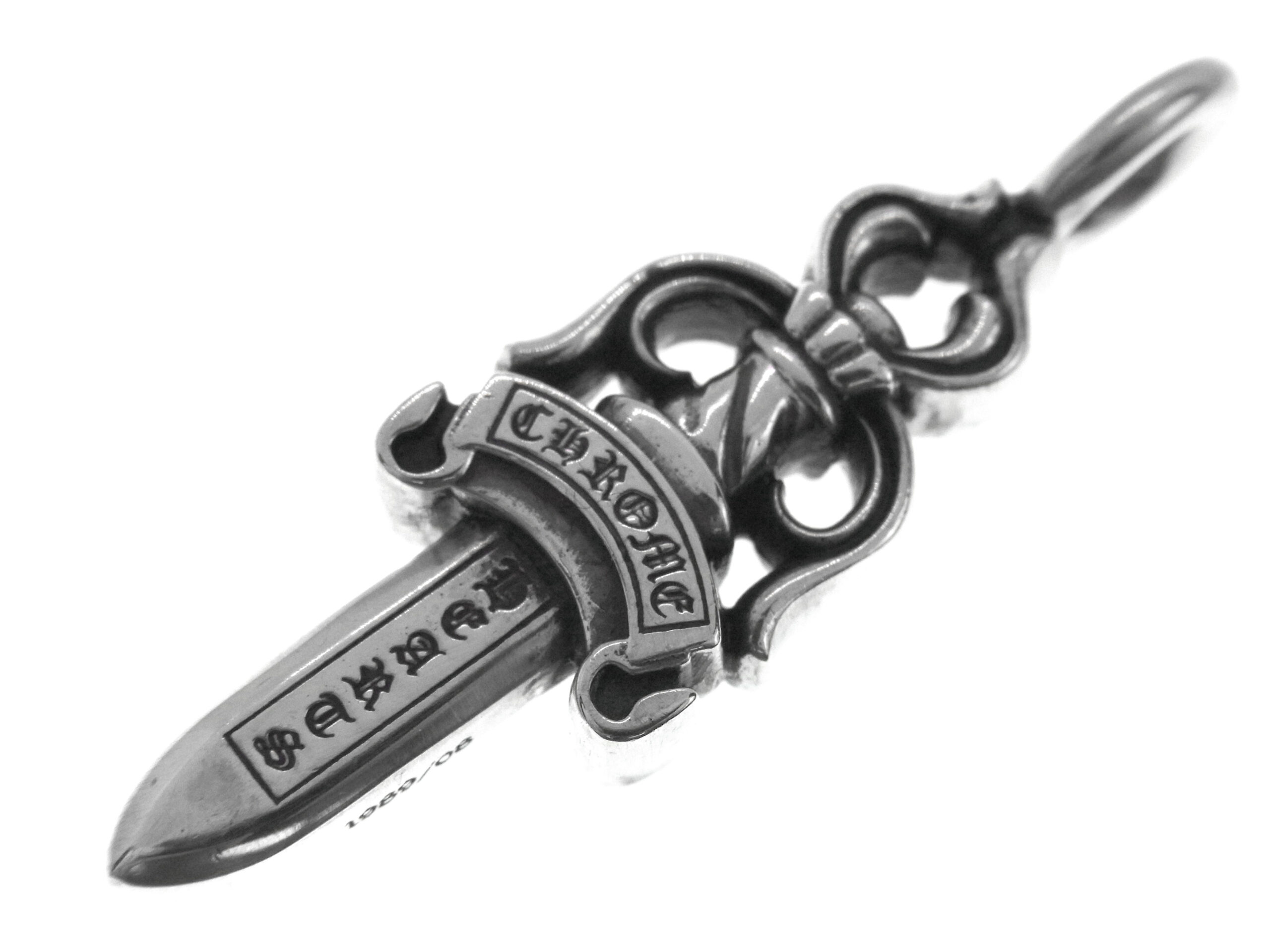 CHROME HEARTS クロムハーツ DOUBLE DAGGER ダブルダガー シルバー ペンダント ネックレス トップ