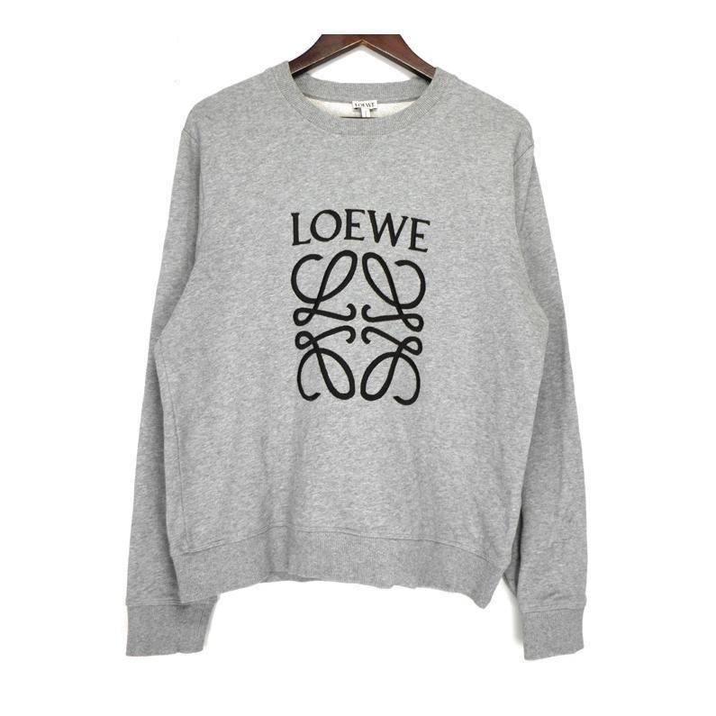 LOEWE ロエベ フロント 刺繍 アナグラム ロゴ スウェット クルーネック トレーナー