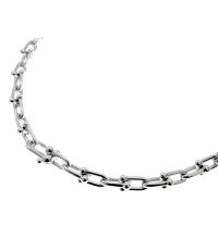 Tiffany&Co ティファニー ハード ウェア スモール リンク シルバー ネックレス