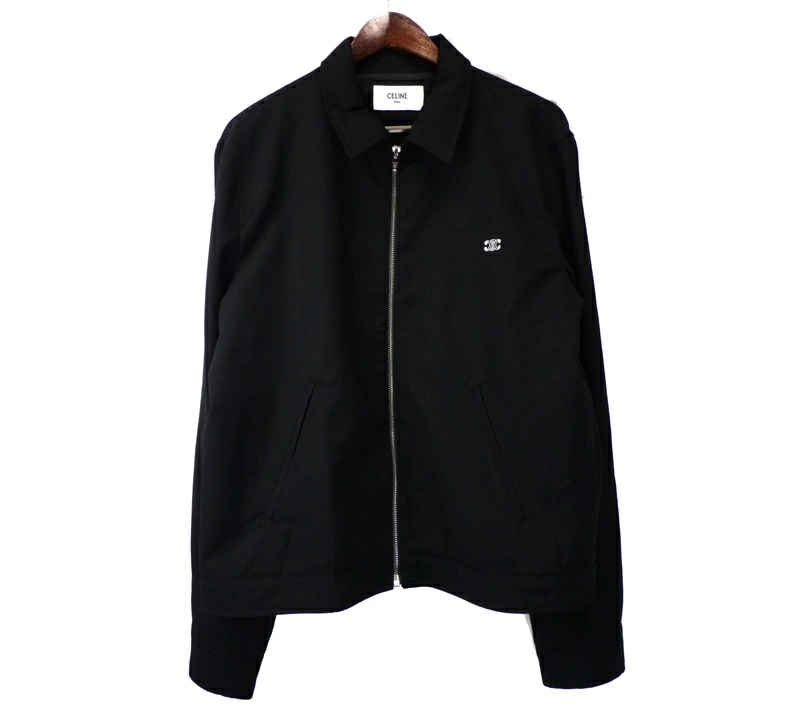 CELINE セリーヌ 25AW トリオンフ ロゴ 刺繍 ジップアップ ジャケット