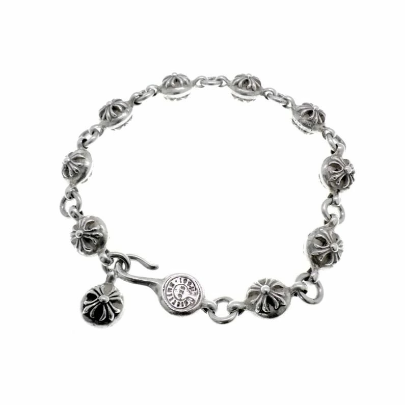 CHROME HEARTS  クロムハーツ #2 クロスボール シルバー ブレスレット