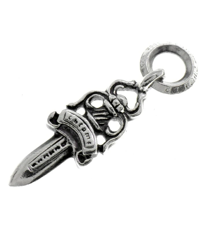 CHROME HEARTS クロムハーツ #5 ダガー チャーム シルバー ネックレス トップ