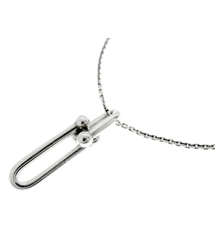 TIFFANY&Co ティファニー ハードウェア リンク シルバー ネックレス
