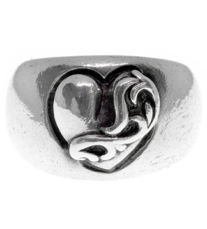 CHROME HEARTS クロムハーツ ハートインバンド シルバー リング