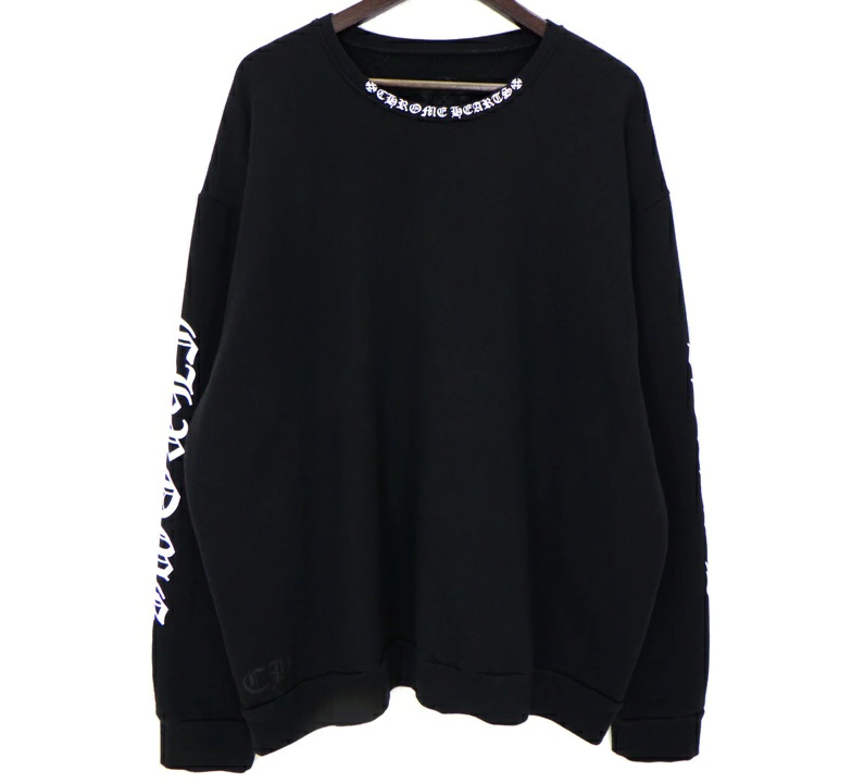 CHROME HEARTS クロムハーツ ネック ロゴ クルーネック スウェット トレーナー