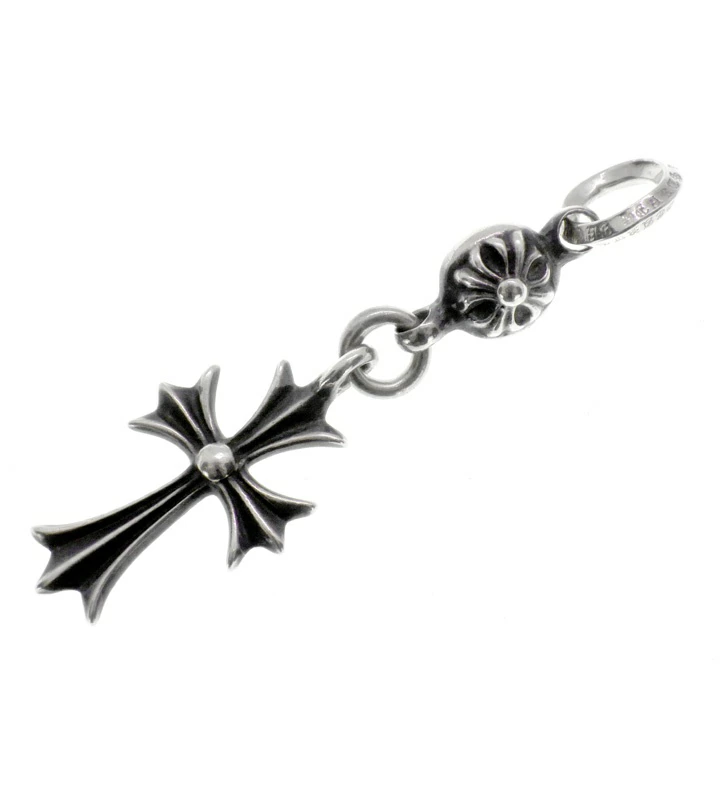 CHROME HEARTS クロムハーツ 1ボール タイニー CH クロス シルバー チャーム