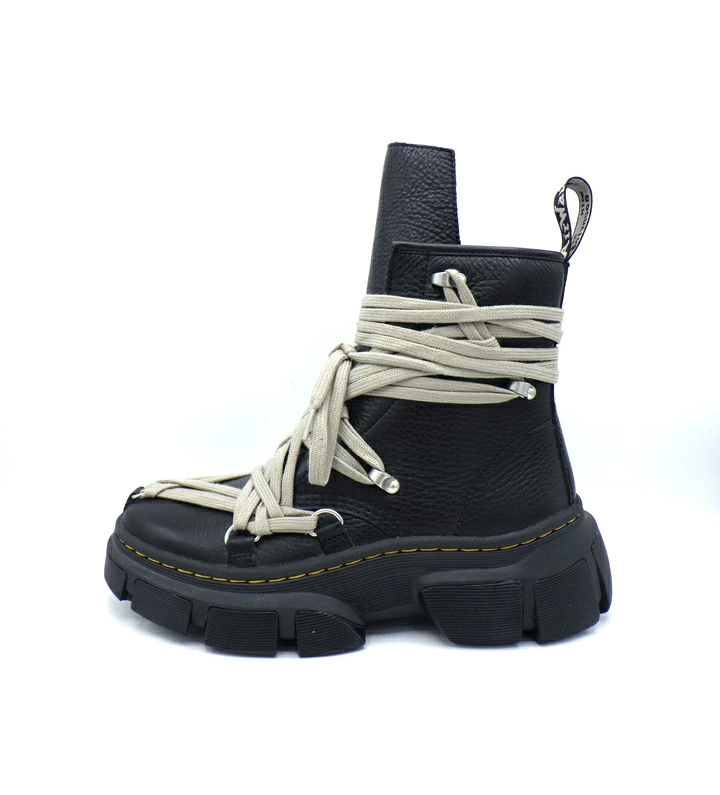 RICK OWENS リックオウエンス × Dr Martens ドクターマーチン ジャンボ レース レザー ブーツ