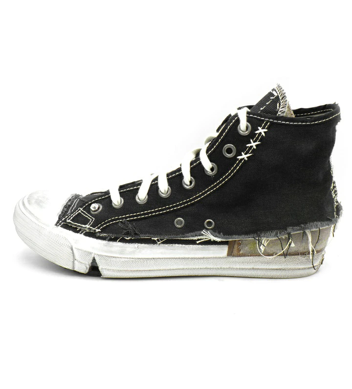 Maison Margiela メゾンマルジェラ ラブ トゥー デス ハイカット キャンバス スニーカー