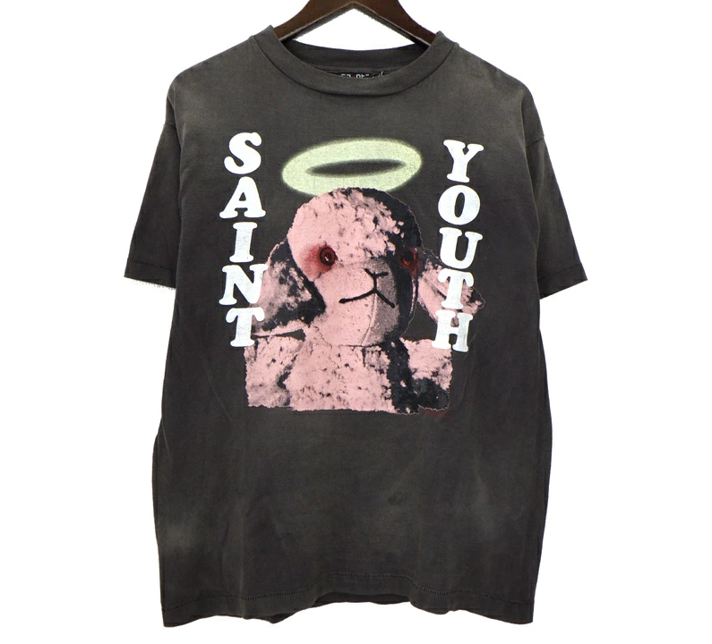 SAINT MICHAEL セントマイケル 21AW ロゴ プリント 半袖 Tシャツ