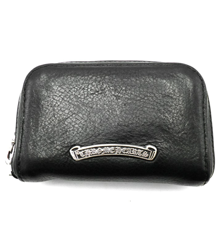 CHROME HEARTS クロムハーツ ダガー ラウンド ジップ レザー コインケース