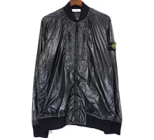 STONE ISLAND ストーンアイランド ロゴ ワッペン メタリック ナイロン ジップ アップ ジャケット